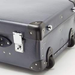 Globe-Trotter Navy Blue Fibreboard 2 Wheels Carry-On Suitcase 50