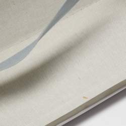 Pre Owned Globe-Trotter Navy Blue Fibreboard 2 Wheels Carry-On Suitcase 55