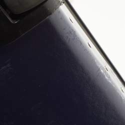 Globe-Trotter Navy Blue Fibreboard Large 2 Wheels Check-In Suitcase 