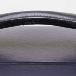 Globe-Trotter Navy Blue Fibreboard Large 2 Wheels Check-In Suitcase 