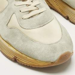Pre Owned Golden Goose Multicolor Suede and Nylon Running Sneakers Size 44