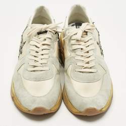 Pre Owned Golden Goose Multicolor Suede and Nylon Running Sneakers Size 44