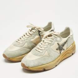 Pre Owned Golden Goose Multicolor Suede and Nylon Running Sneakers Size 44