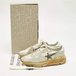 Pre Owned Golden Goose Multicolor Suede and Nylon Running Sneakers Size 44