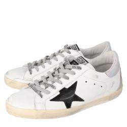 Pre Owned Golden Goose White Superstar Deluxe Size 39