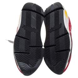 Pre Owned Golden Goose Red Suede Chunky Low Top Sneakers Size 41