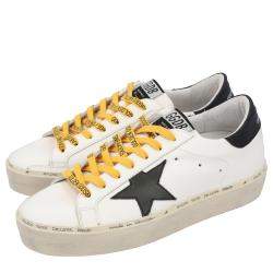 Pre Owned Golden Goose White Hi Star Sneakers Size 39
