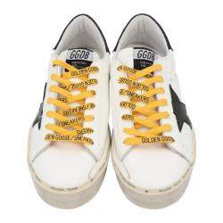 Pre Owned Golden Goose White Hi Star Sneakers Size 39