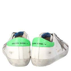Pre Owned Golden Goose White Superstar Classic Sneakers Size EU 41