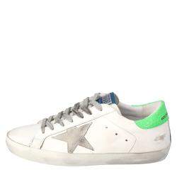 Pre Owned Golden Goose White Superstar Classic Sneakers Size EU 43
