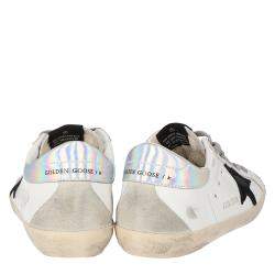 Pre Owned Golden Goose White Superstar Deluxe Size EU 41