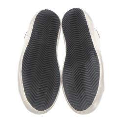 Pre Owned Golden Goose Multicolor Leather Superstar Sneakers EU 45