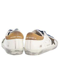 Pre Owned Golden Goose Multicolor Leather Superstar Sneakers EU 44