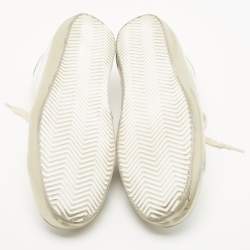 Golden Goose White Leather Superstar Low Top Sneakers Size 45 