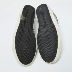 Golden Goose Black/White Leather Super Star Sneakers Size 42