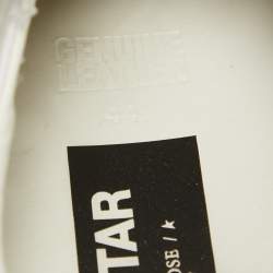 Golden Goose Grey Leather and Suede Ballstar Lace Up Sneakers Size 44