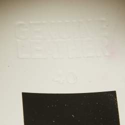 Pre Owned Golden Goose White Leather Ballstar Lace Up Sneakers Size 40