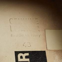 Pre Owned Golden Goose White Leather and Mesh Superstar Low Top Sneakers Size 43