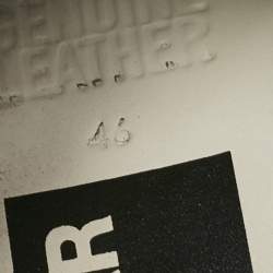 Pre Owned Golden Goose Black/White Leather Superstar Low Top Sneakers Size 46