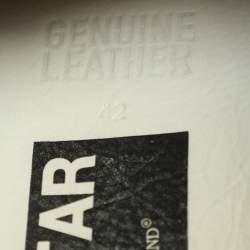 Pre Owned Golden Goose Blue/White Leather Super Star Low Top Sneakers Size 42