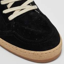 Golden Goose Black Suede and Mesh Stardan Low Top Sneakers Size 43