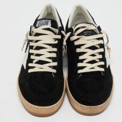 Golden Goose Black Suede and Mesh Stardan Low Top Sneakers Size 43