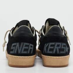 Golden Goose Black Suede and Mesh Stardan Low Top Sneakers Size 43
