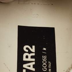 Pre Owned Golden Goose Two Tone Leather Super Star Sneakers Size 39