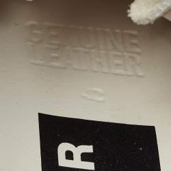 Pre Owned Golden Goose Multicolor Leather And Suede Superstar Low Top Sneakers Size 42