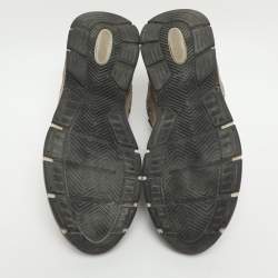 Pre Owned Golden Goose Dad-Star Size 42 Multicolor Mesh and Suede Low Top Sneakers