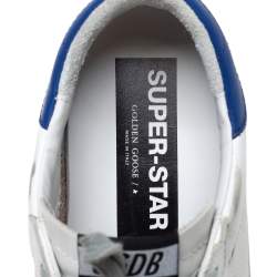 Pre Owned Golden Goose White Leather  Superstar Sneakers Size 40
