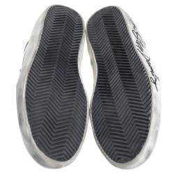 Pre Owned Golden Goose White Leather  Superstar Sneakers Size 40