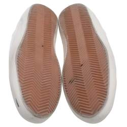 Pre Owned Golden Goose White Leather Superstar Sneaker Size 44