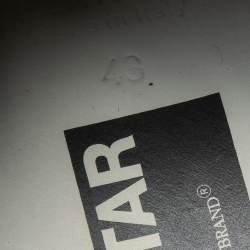 Pre Owned Golden Goose Black Leather Superstar Sneakers Size 43