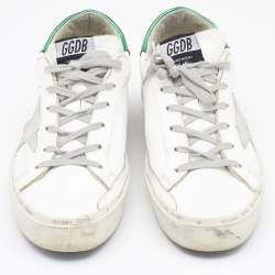 Golden Goose White Leather Hi Star Sneakers Size 41