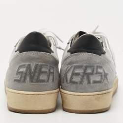 Golden Goose Grey Suede Superstar Low Top Sneakers Size 44