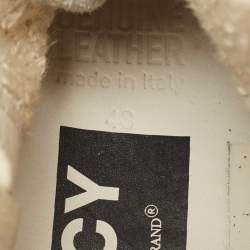 Pre Owned Golden Goose White Leather Francy High Top Sneakers Size 43