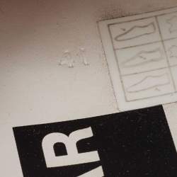 Pre Owned Golden Goose White Leather Supper Star Low Top Sneakers Size 41