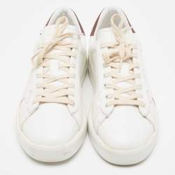 Golden Goose White Leather Purestar Sneakers Size 42