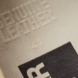 Pre Owned Golden Goose White/Grey Leather Superstar Sneakers Size 44