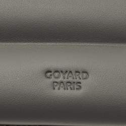 مملوكة مسبقًا جراب سيجار جويارد تشيرشل 2 جوياردين مقوى قماش وجلد رمادي