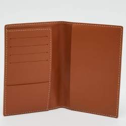 Pre Owned Goyard Grenelle Passport Holder Brown Goyardine Coated Canvas 