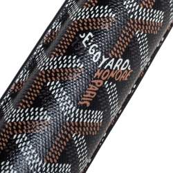 Goyard Black Goyardine Coated Canvas and Leather Churchill Cigar Case