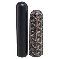 Goyard Churchill Single Cigar Case Black/Tan