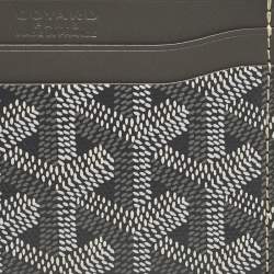 Goyard Grey Goyardine Coated Canvas and Leather Saint Sulpice Card Holder