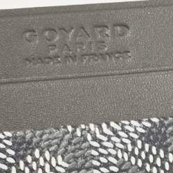 Goyard Grey Goyardine Coated Canvas and Leather Saint Sulpice Card Holder