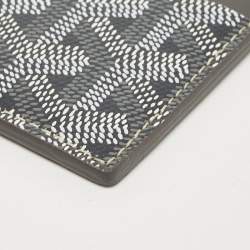 Goyard Grey Goyardine Coated Canvas and Leather Saint Sulpice Card Holder