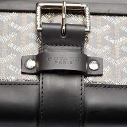 Goyard Black Goyardine Coated Canvas Satolas GM Rolling Suitcase