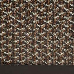 Goyard Black Goyardine Canvas and Leather Bourget PM Trolley