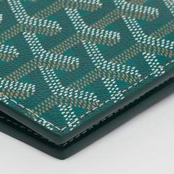 Goyard Green Goyardine Coated Canvas Victoire Bifold Wallet